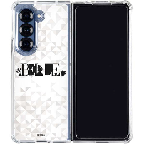 Disney Princess Belle Chromatic Galaxy Z Fold6 Clear Case